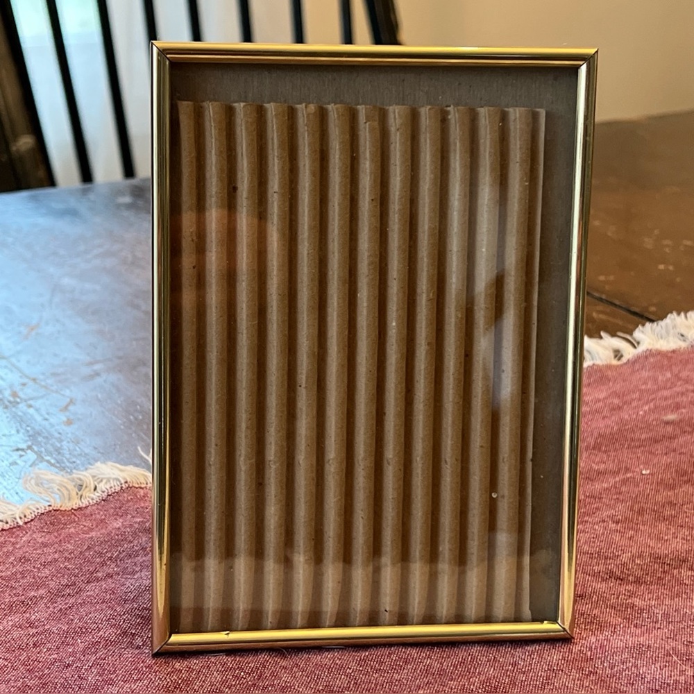 Vintage brass picture frame 5x7
